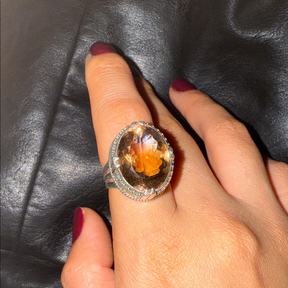 Ametrine bali ring